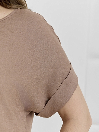 Женское платье Скарлет ПЛ-417 / коричневый