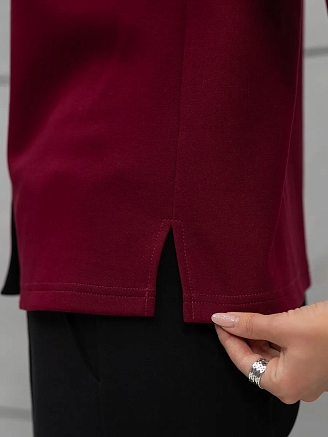 Женский жакет даблфейс / Бургунди