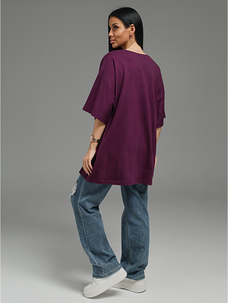 Женская футболка Анита-2 / Баклажан