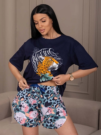 Женский костюм мод.1975/8 / Синий