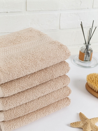 Полотенце махровое г/к Узбекистан 460 гр/м2 / 022-бежевый