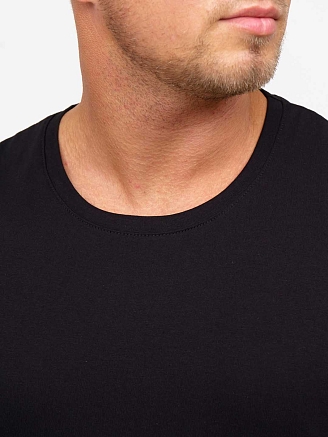 Мужская футболка мод.1361 / Черный