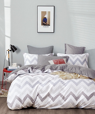 Постельное белье сатин элит на молнии / Ребус