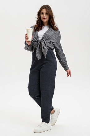 Женские брюки 32809 / серый