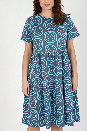 Женское платье Лабиринт-1 / серый