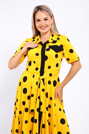 Женское платье 39059 / желтый