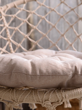 Подушка для подвесных качелей (рогожка) / Бежевый