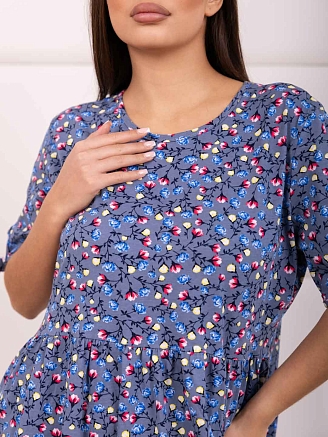 Женское платье мод.1872/21 / Синий