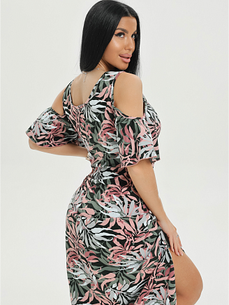 Женское платье Новелла / Листья ментол