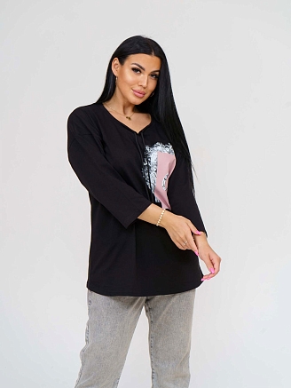 Женская туника мод.1714 / Черный