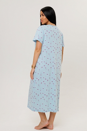 Женская ночная сорочка 2288 / Голубой