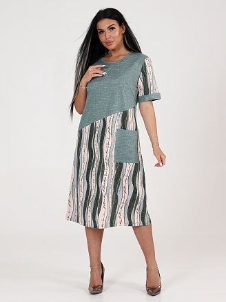 Женское платье Каприз ПлК-1544 / Водоросли