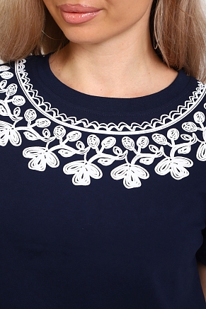 Женская туника 29535 / темно-синий