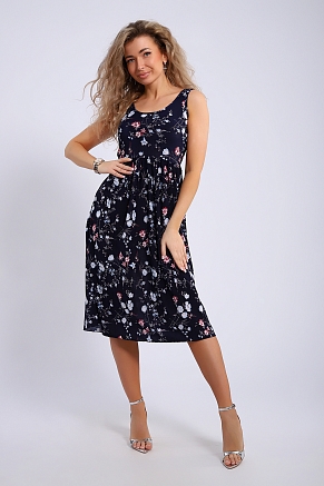 Сарафан женский 18109 / сине-розовый