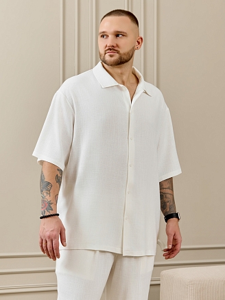 Мужская рубашка Линкольн-1 / белый
