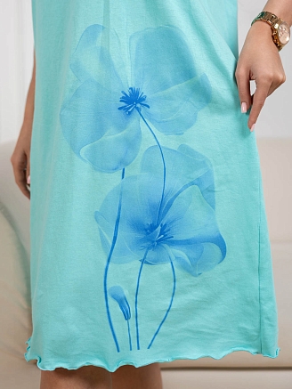 Женская сорочка мод.2163/2 / Бирюза