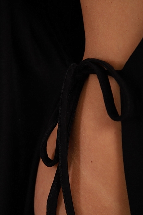 Женский халат вискоза Венера / Черный