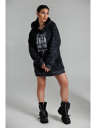 Женское худи Яхонт / Серый варенка