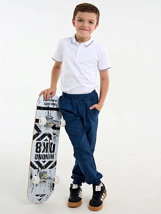 Детские брюки "Конструктор" / Синий винтаж