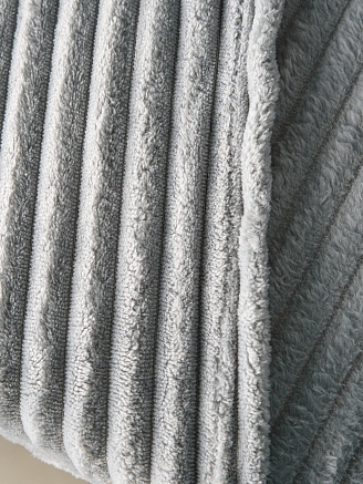 Плед велсофт / Светло-серый