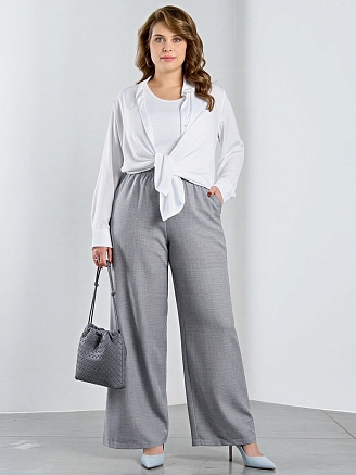 Женские брюки "Женский каприз-2" / серый