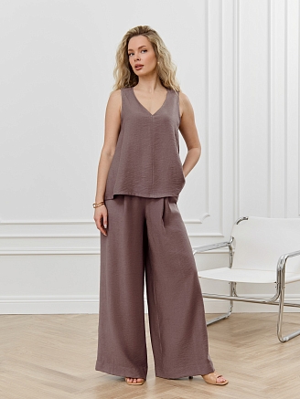 Женская блузка-топ Ясмина-2 / какао